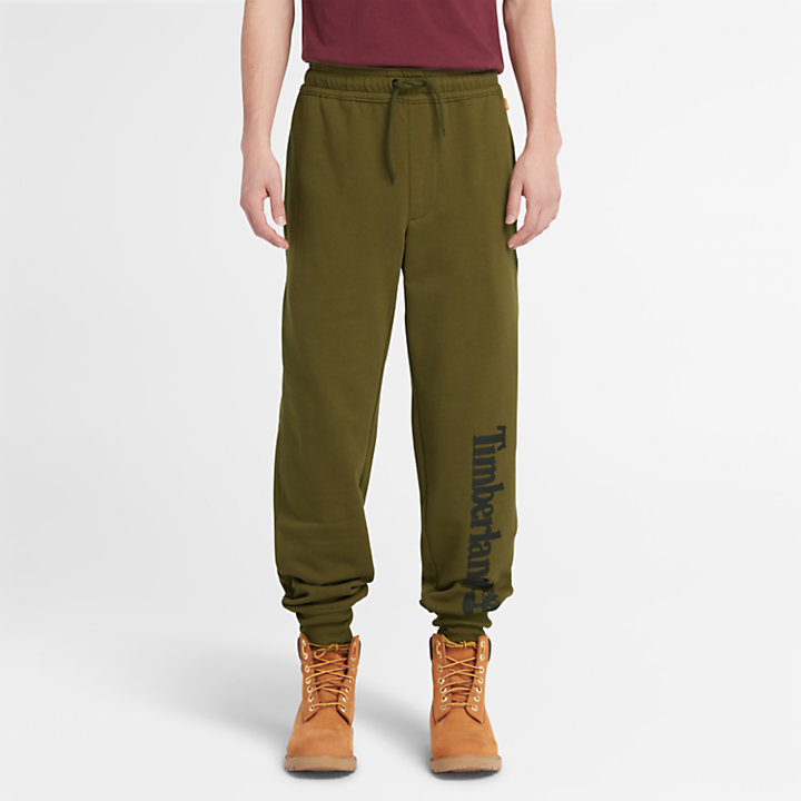 Logo Tracksuit Bottoms for Men in Green | Timberland