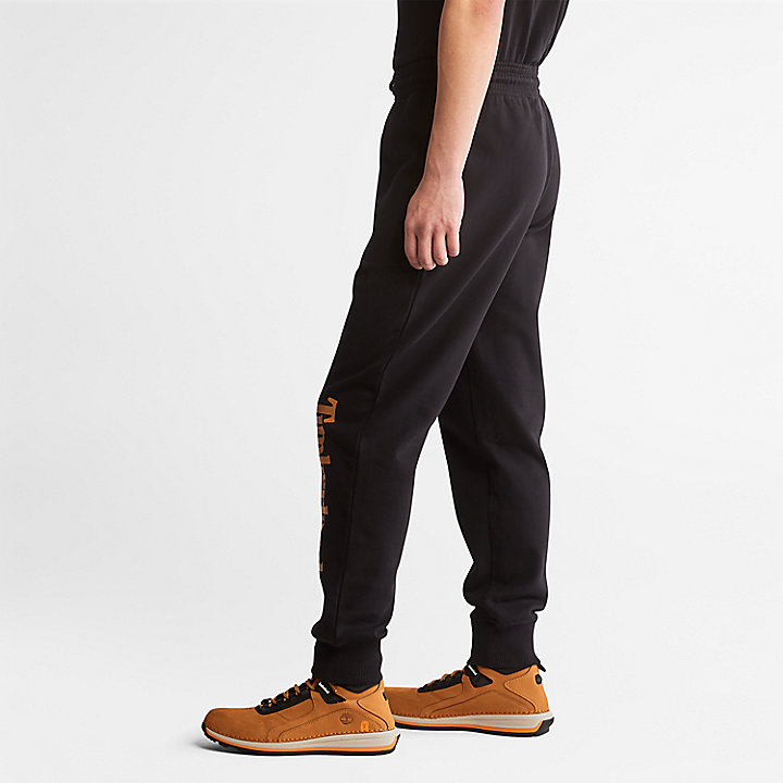 Pantalon de survêtement à logo pour homme en noir