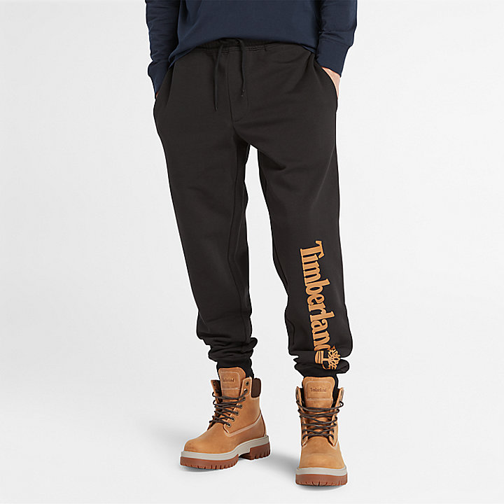 Pantaloni della Tuta con Logo da Uomo in colore nero
