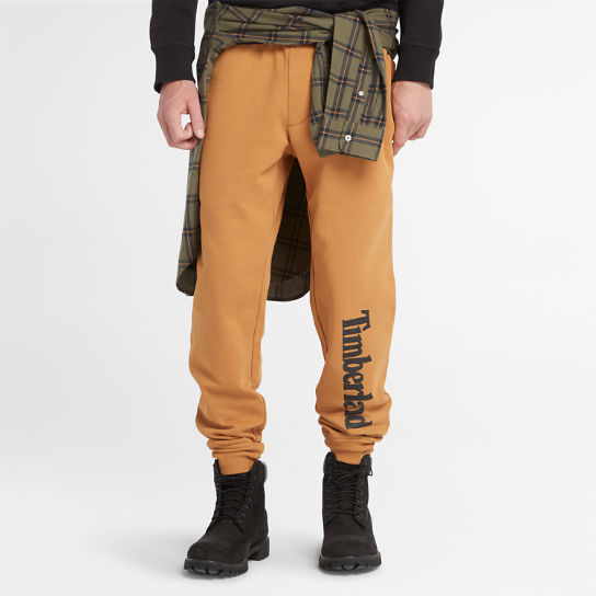 Core Logo Sweatpants for Men in Yellow | Timberland