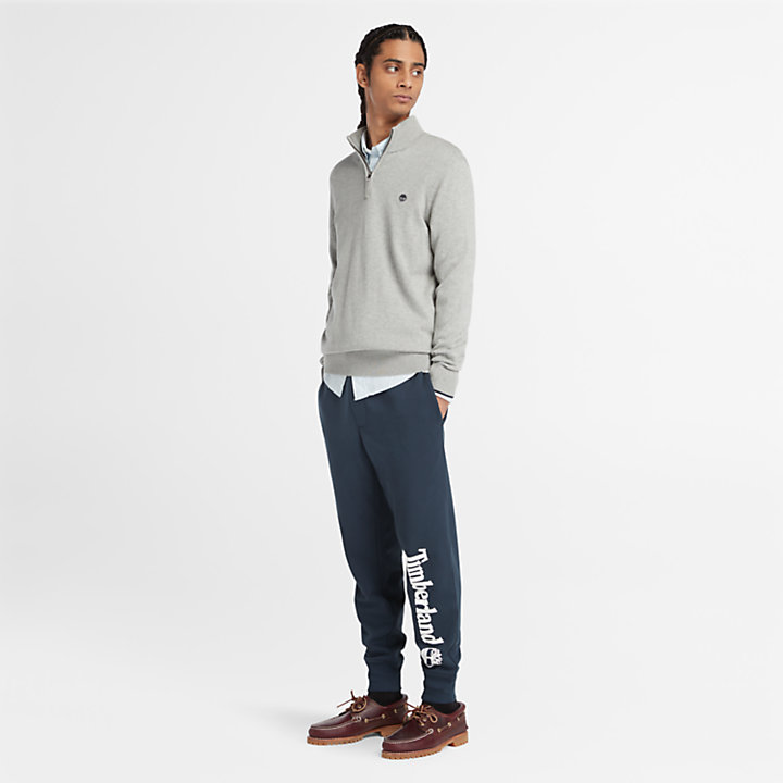 Logo Tracksuit Bottoms for Men in Navy | Timberland