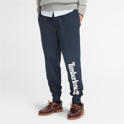 Timberland Logo Tracksuit Bottoms For Men In Navy Navy