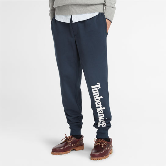 Pantalón de chándal con logotipo para hombre en azul marino | Timberland