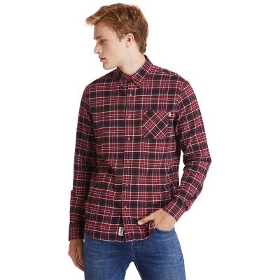 Timberland Mascoma River Tartan Shirt For Men In Red Red