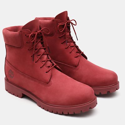 red timberland boots
