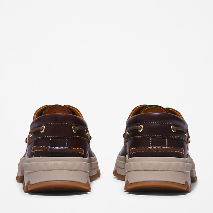 Sapato de Vela GreenStride™ TBL® Originals EK+ Moc-toe para Homem em burgundi-