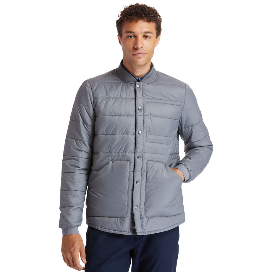 Timberland Mount Redington Bomber Jacket For Men In Grey Grey, Size L