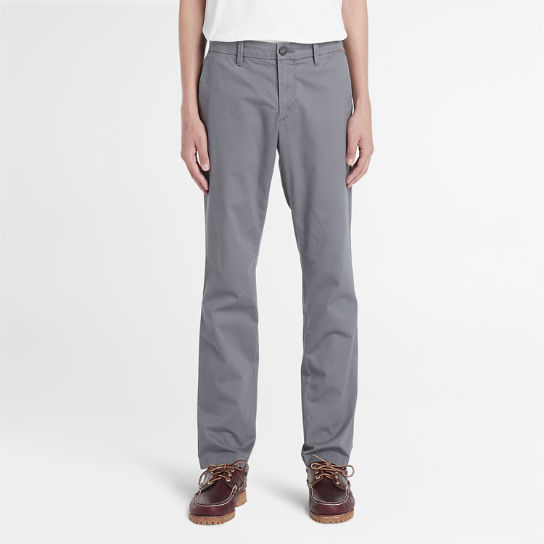 Sargent Lake Stretch Chino Trousers for Men in Grey | Timberland