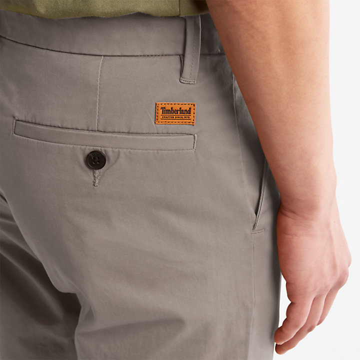 Pantaloni Chino da Uomo Elasticizzati Sargent Lake in grigio-