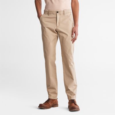 Sargent Lake Stretch Chino Trousers for Men in Beige | Timberland