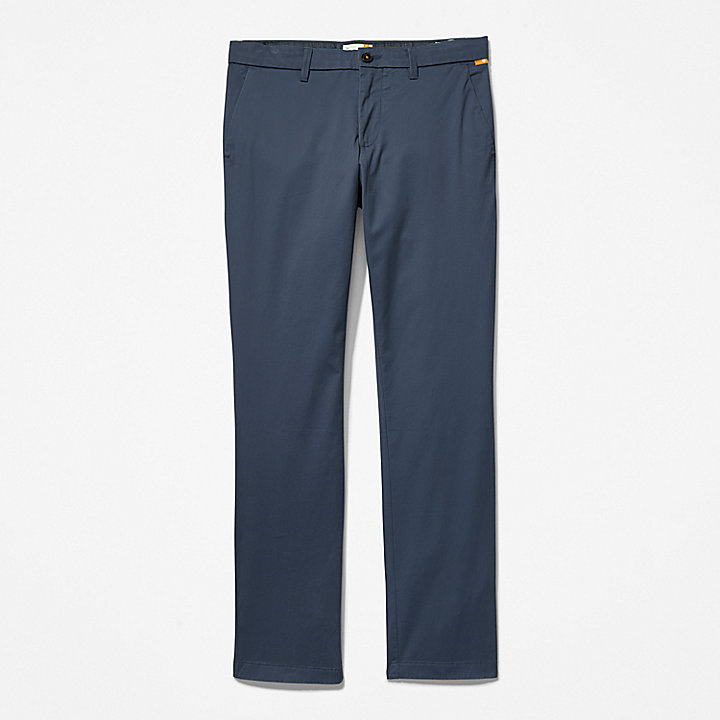 Sargent Lake Stretch Chino Trousers for Men in Blue