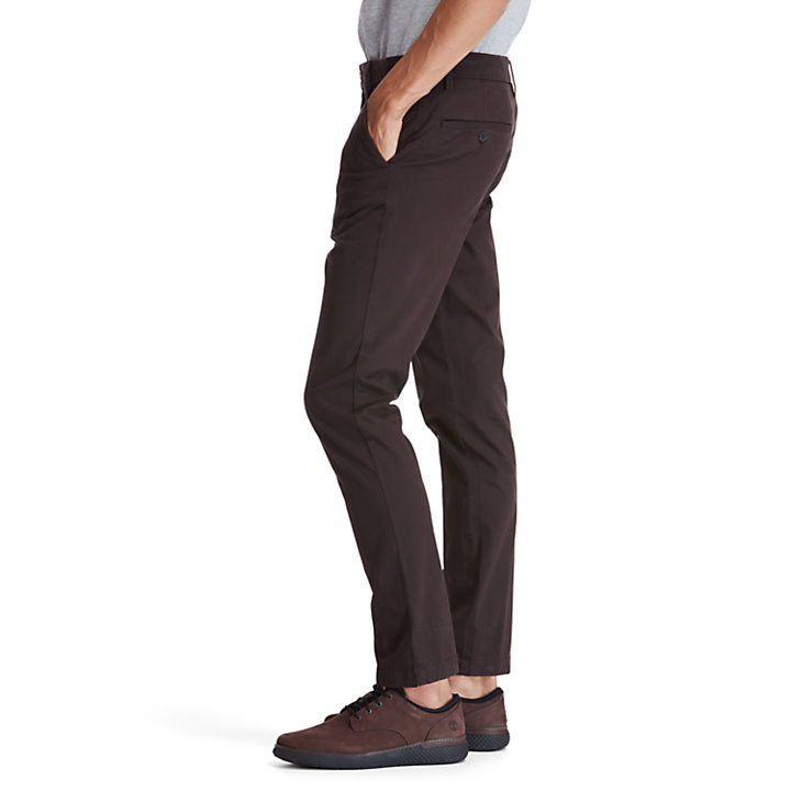 Pantaloni Chino da Uomo Sargent Lake in marrone scuro-