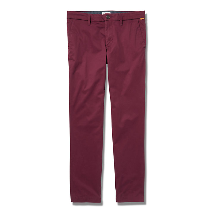 Sargent Lake Chinos for Men in Burgundy-