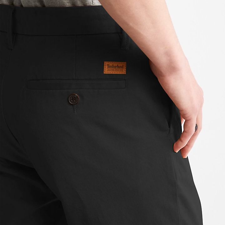 Squam Lake Twill Chino Pants for Men in Black-