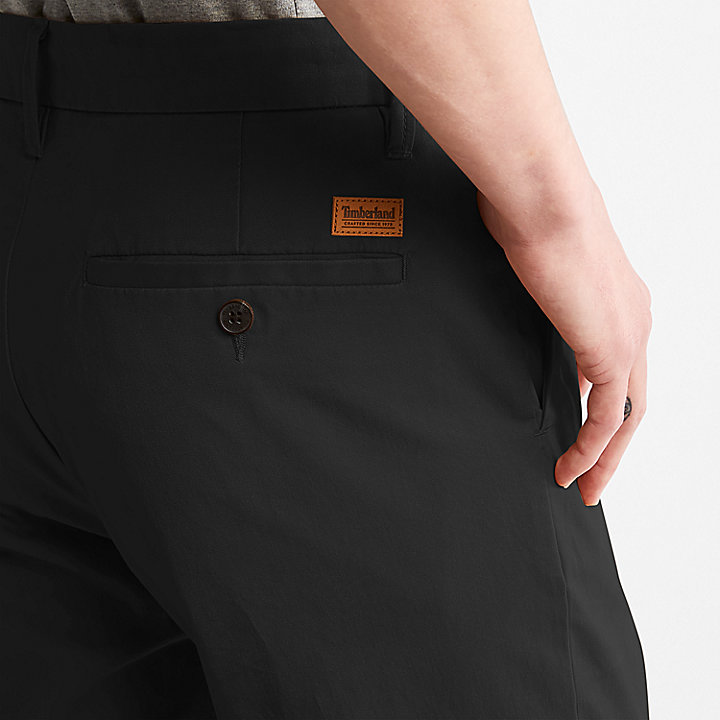 Squam Lake Stretch Chinos for Men in Black