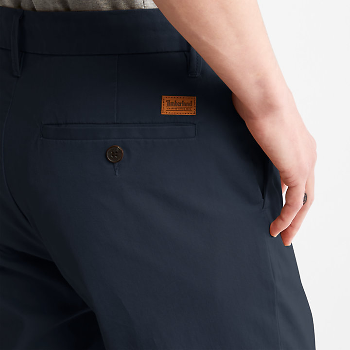 Squam Lake Stretch Chinos for Men in Navy-