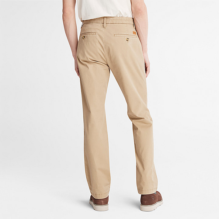 Squam Lake Stretch Chinos for Men in Beige