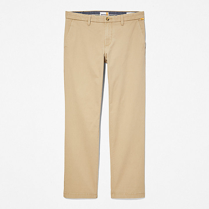 Squam Lake Stretch Chinos for Men in Beige