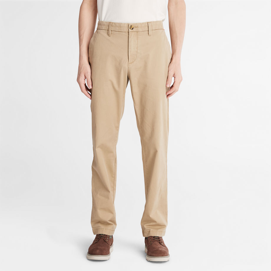 Timberland Squam Lake Stretch Chinos For Men In Beige Beige, Size 30 x 34