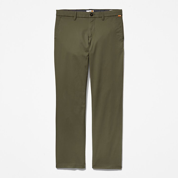 Squam Lake Stretch Chinos for Men in Dark Green | Timberland