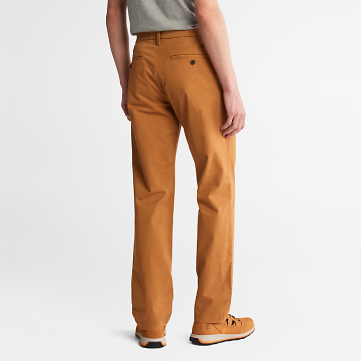 Squam Lake Twill Chino Pants for Men in Yellow-
