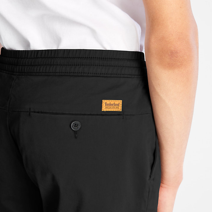 Pantaloni della Tuta da Uomo Elasticizzati Lovell Lake in colore nero-