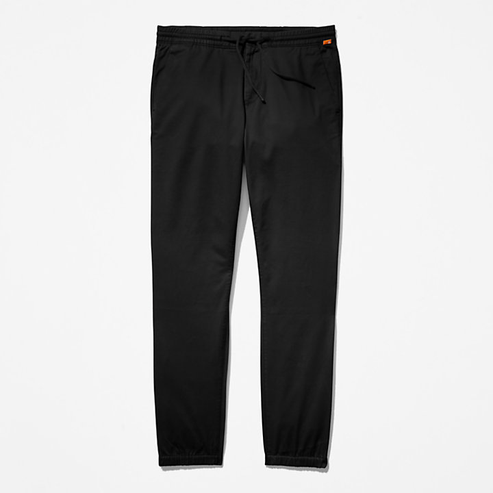Pantaloni della Tuta da Uomo Elasticizzati Lovell Lake in colore nero-