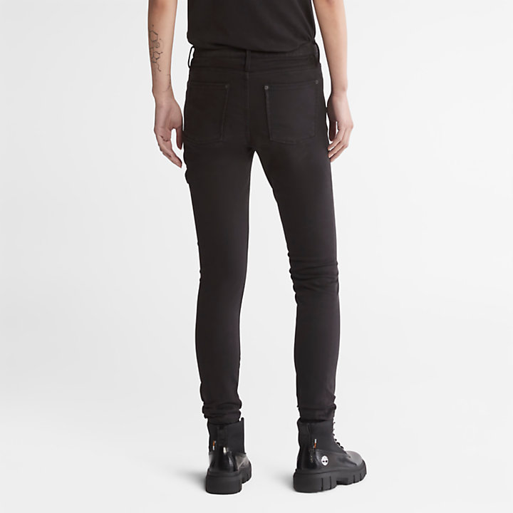 Superskinny broek voor dames in zwart-