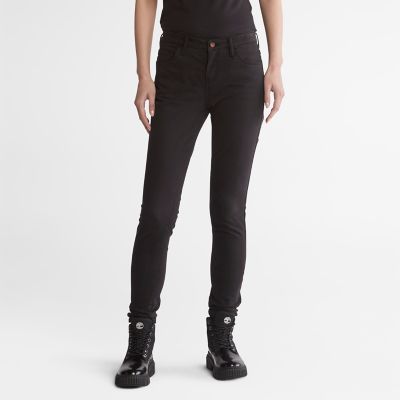 Timberland Super-skinny Trousers For Women In Black Black