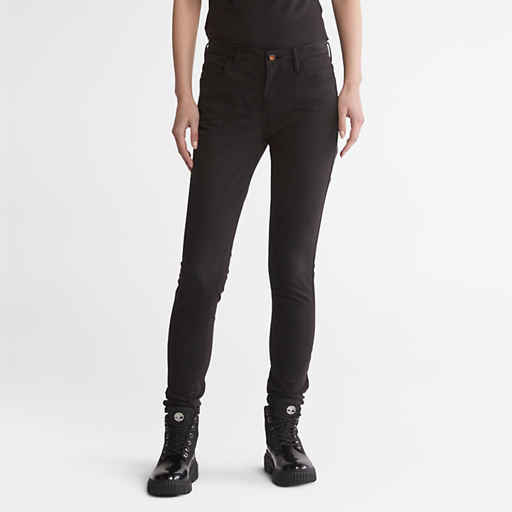 Pantalon super skinny pour femme en noir-