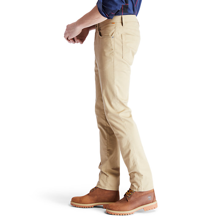 Sargent Lake Twill Trousers for Men in Khaki-