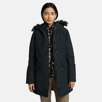 Timberland Parka Impermeable Para Mujer En Negro Color Negro