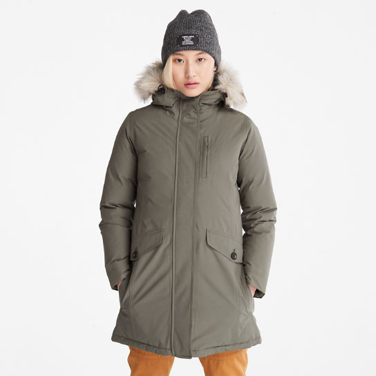 Parka Impermeable para Mujer en verde oscuro | Timberland