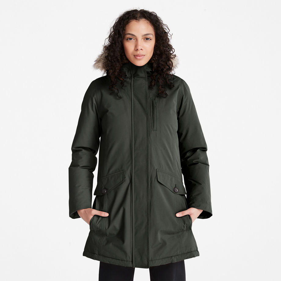 Timberland Dryvent™ Waterproof Parka For Women In Green Green, Size XS