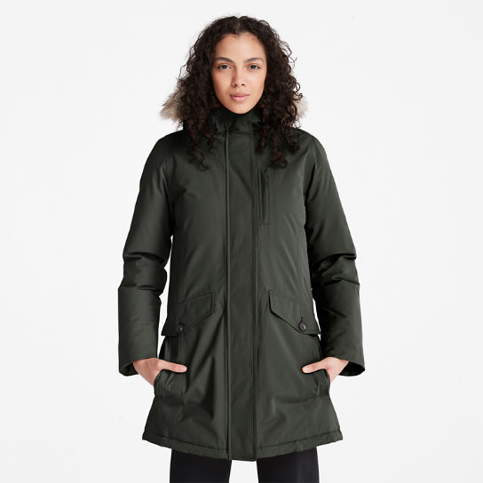 Parka Impermeable para mujer en verde oscuro | Timberland