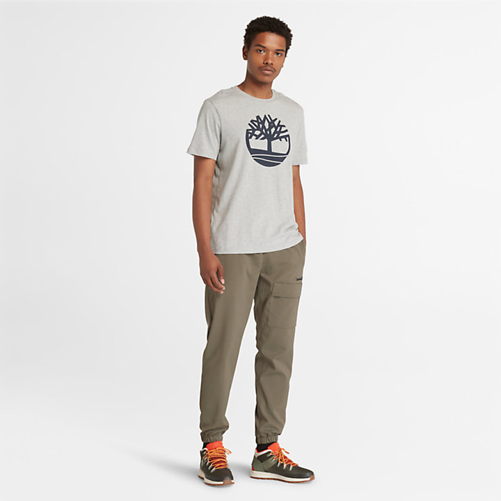 Kennebec River Tree Logo T-Shirt for Men in Grey | Timberland