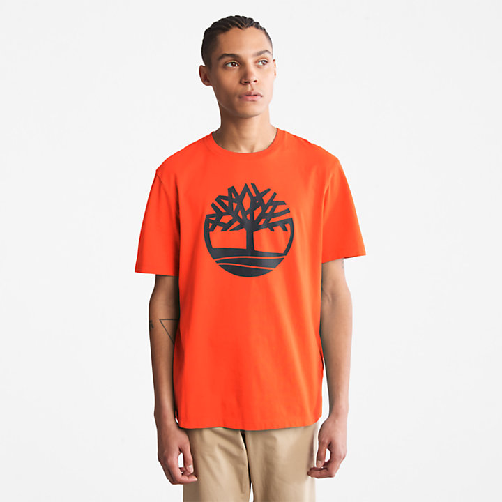 T-shirt à logo arbre Kennebec River pour homme en vert-