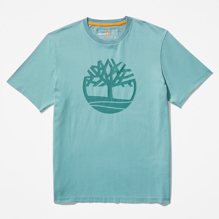 Camiseta con el Logotipo del árbol Kennebec River para Hombre en azul-