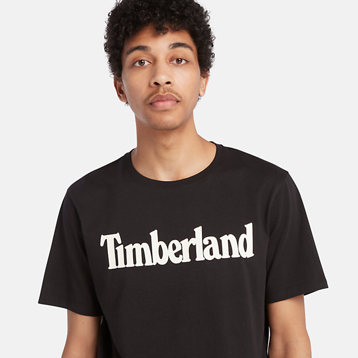 T-shirt com Logótipo Kennebec River para Homem em preto-
