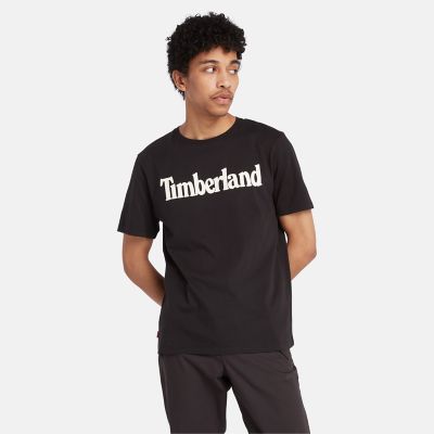 Timberland Camiseta Kennebec River Con Logotipo Para Hombre En Color Negro Color Negro