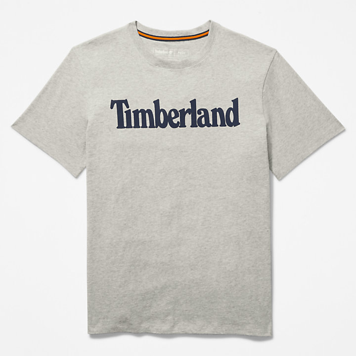 Kennebec River T-Shirt für Herren mit Logo in Grau-