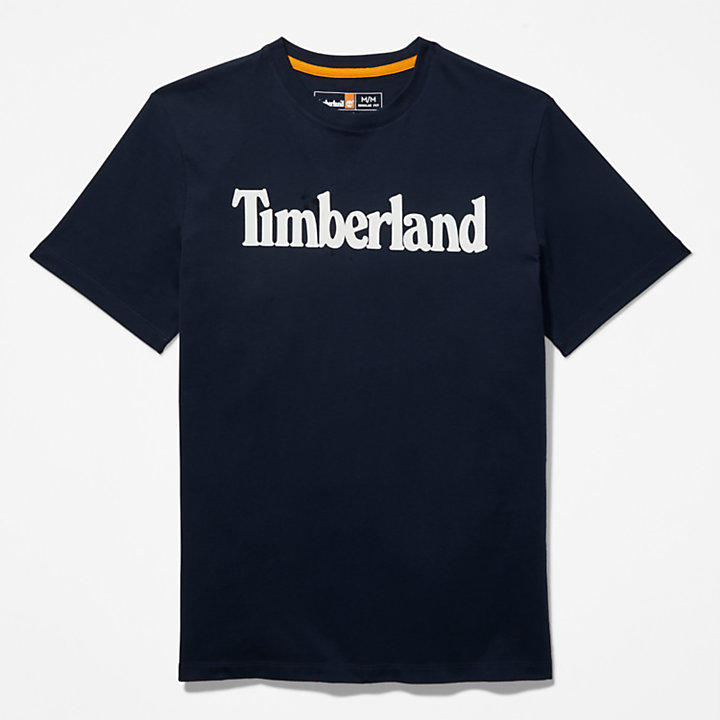 T-shirt Kennebec River à logo pour homme en bleu marine-