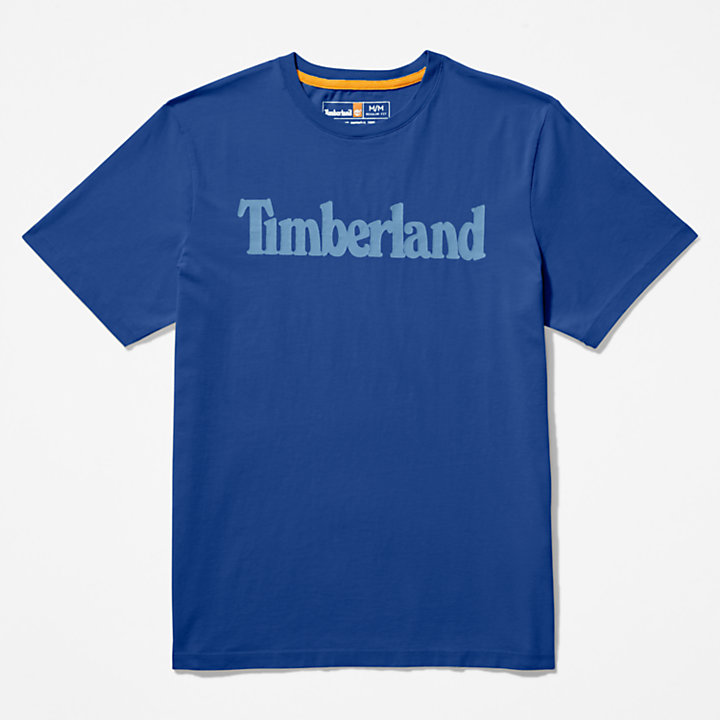 T-shirt Kennebec River à logo pour homme en bleu-