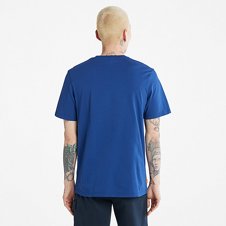 T-shirt con Logo Kennebec River da Uomo in blu