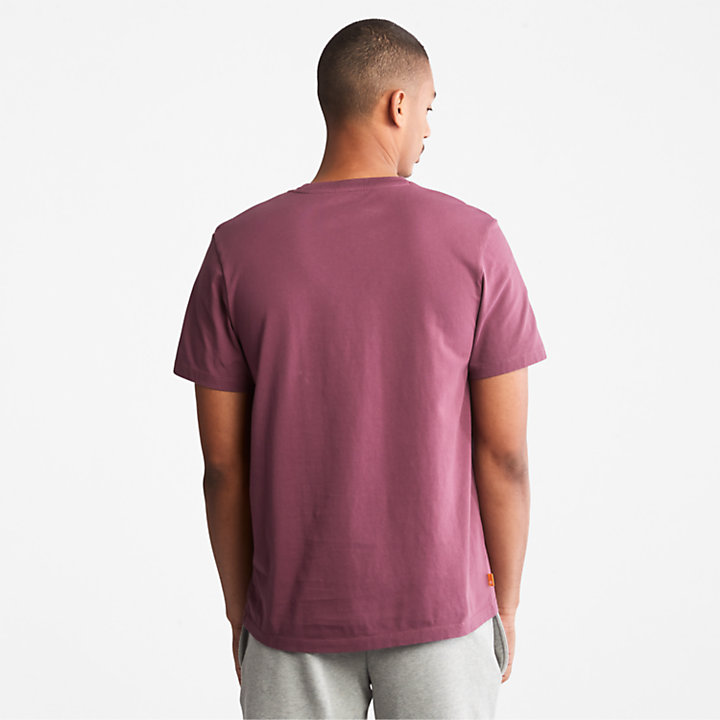 Kennebec River Logo T-Shirt for Men in Purple-