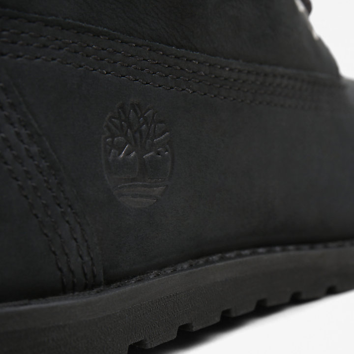 Toddler Pokey Pine 6-Inch Side-Zip Boots in Monochrome Black-