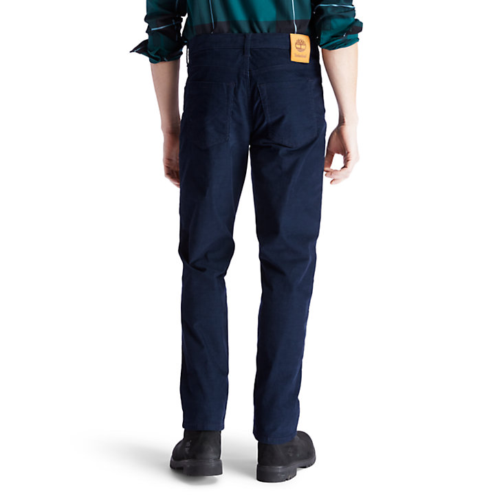 Squam Lake Corduroy Trousers for Men in Navy-