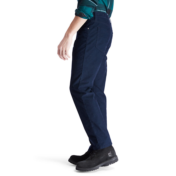 Squam Lake Corduroy Trousers for Men in Navy-