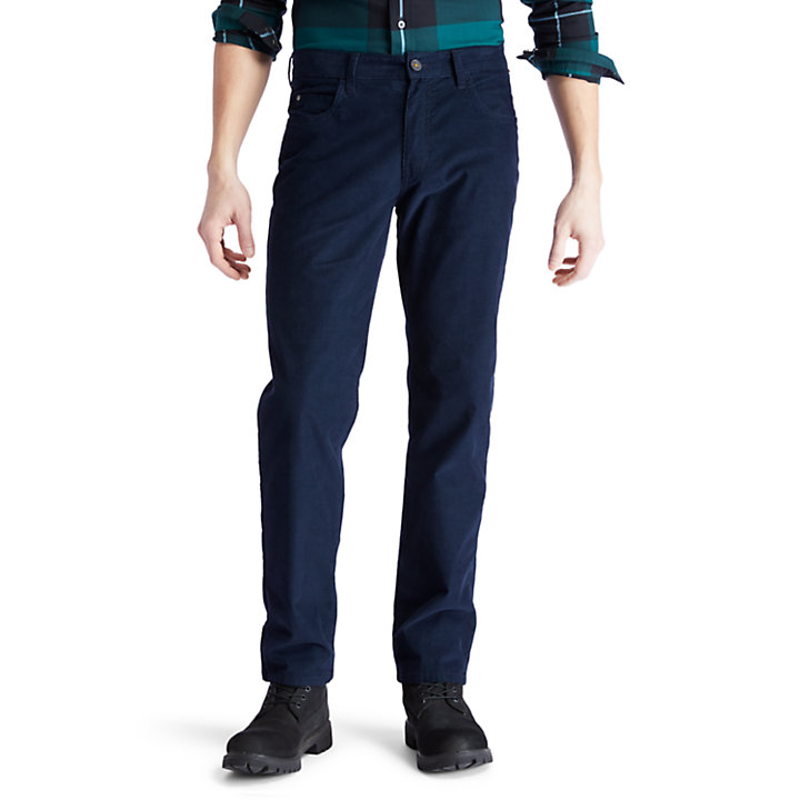 Pantalón de Pana Squam Lake para Hombre en azul marino-
