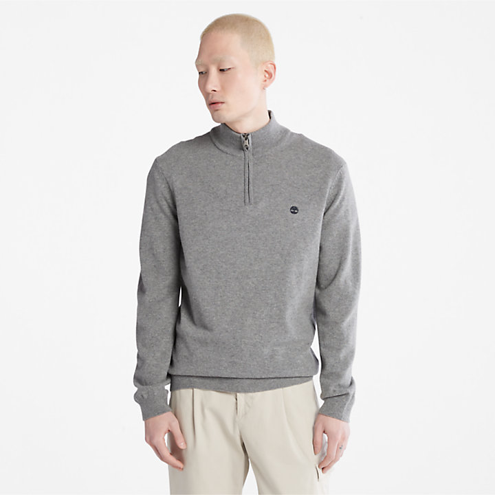 Phillips Brook Lambswool Sweater for Men in Grey-